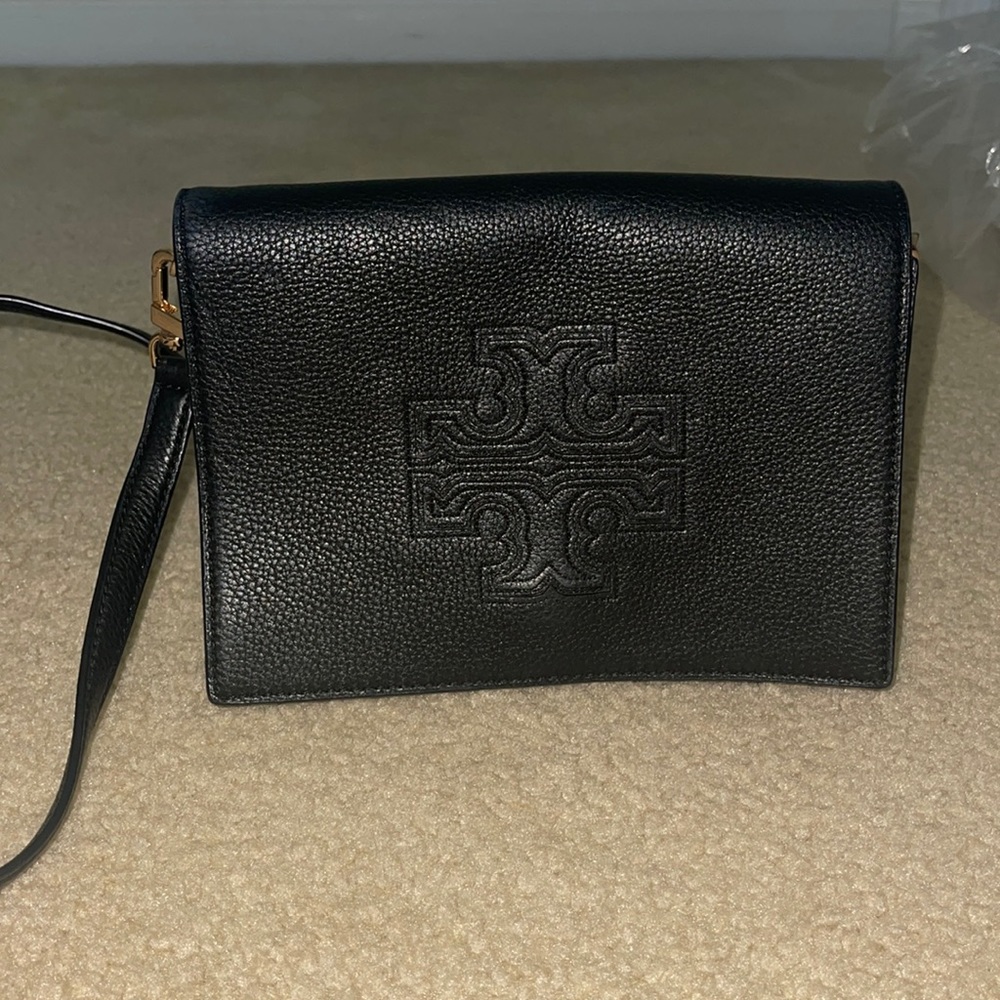 Gently Worn Black Tory Burch Crossbody